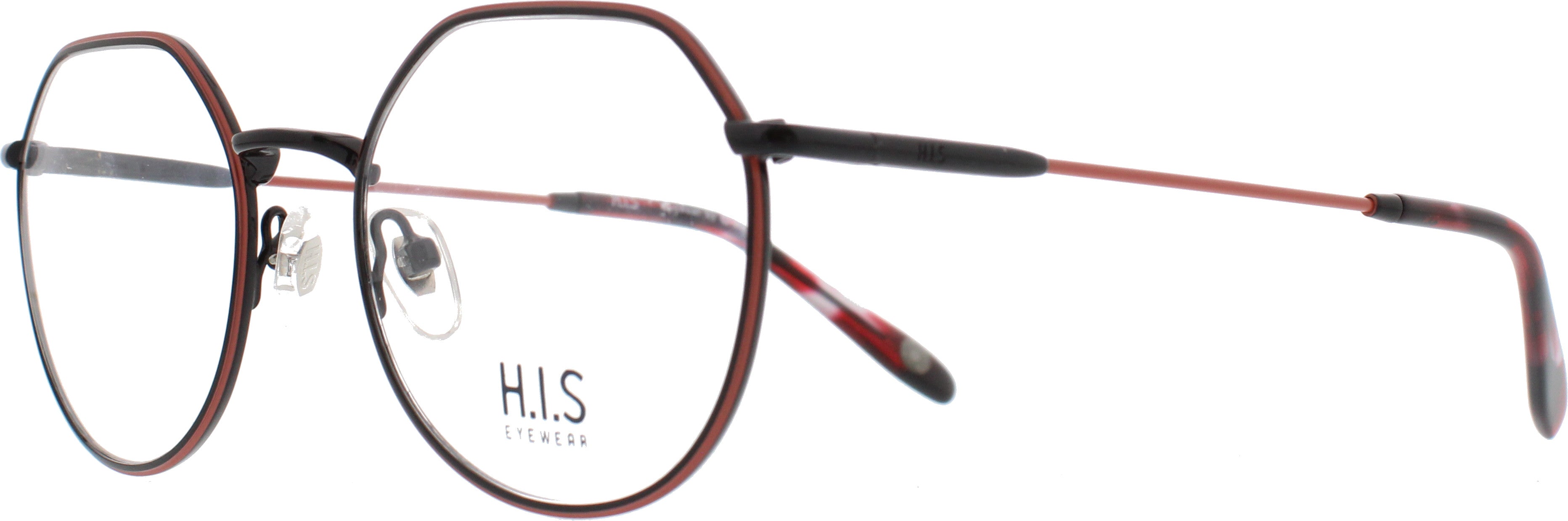 HIS 4322 schwarz rot