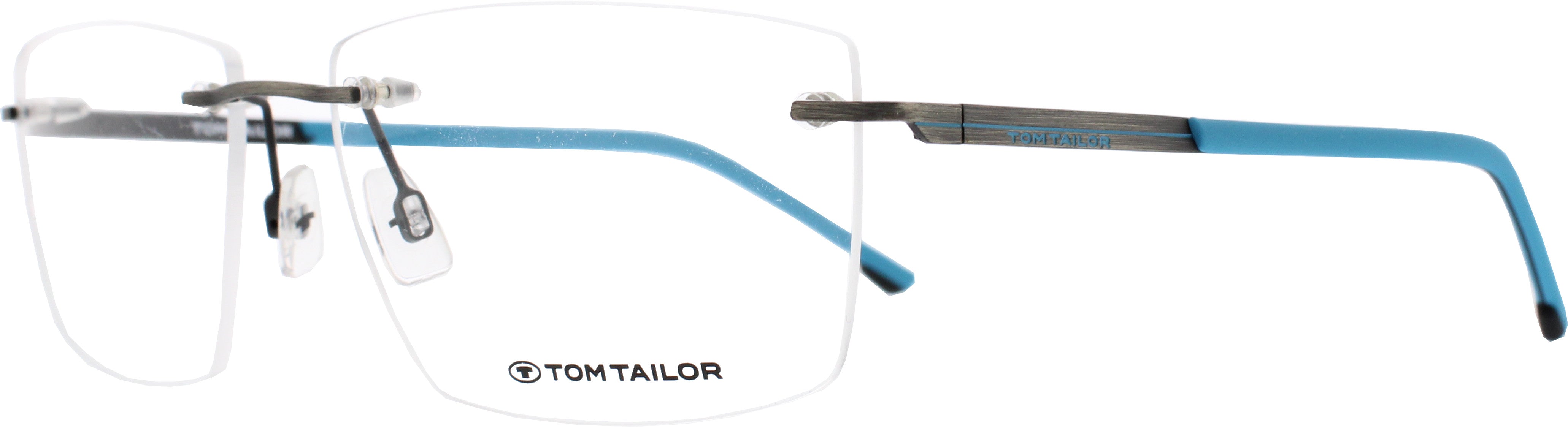 Tom Tailor 60593 randlos grau türkis