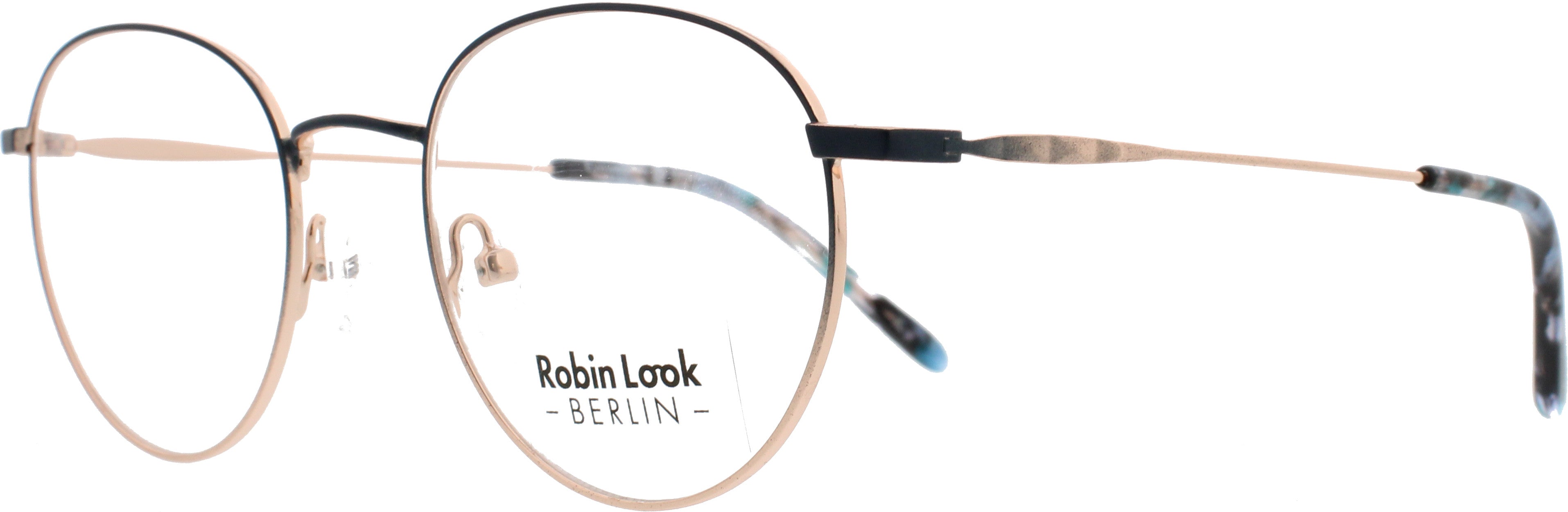 Robin Look 856 roségold petrol
